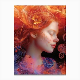 Dreaming Girl 5 Canvas Print