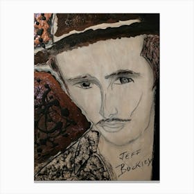 Jeff Buckley and hat Canvas Print