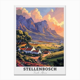 Stellenbosch Travel 3 Canvas Print