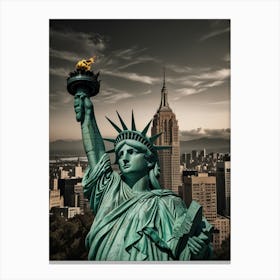 Statue Of Liberty 2 Canvas Print