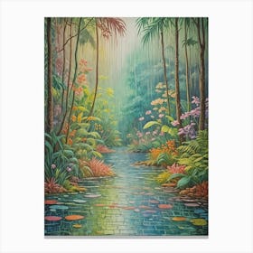 Rainforest In Colour Canvas Print