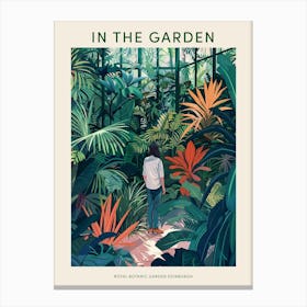 In The Garden Poster Royal Botanic Garden Edinburgh United Kingdom 3 Canvas Print