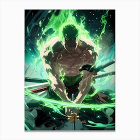 One Piece Wallpaper Canvas Print