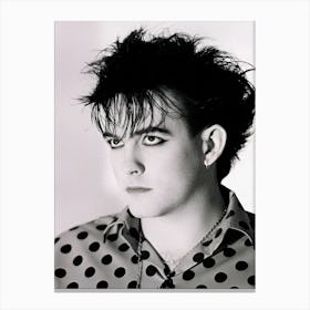 English Alternative Rock Musician Robert Smith Canvas Print