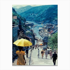 Vintage Vacations. Ulcinj, Jugoslavia (I) Canvas Print