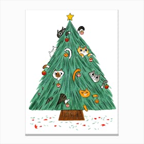 A Messy Holiday Canvas Print