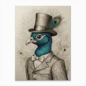 Peacock 28 Canvas Print