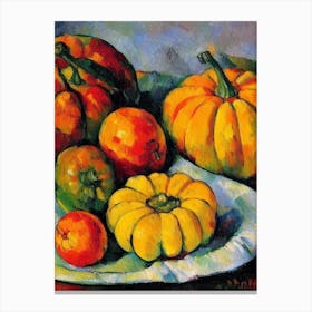 Squash Cezanne Style vegetable Canvas Print