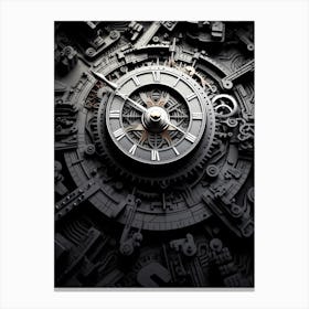 Clock Wallpaper 1 Canvas Print