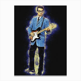 Spirit Of Buddy Holly Canvas Print