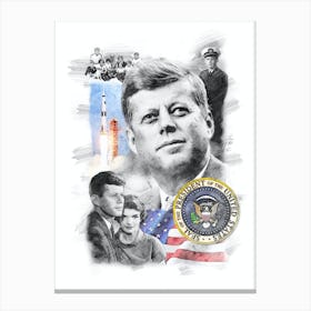 John F. Kennedy Canvas Print