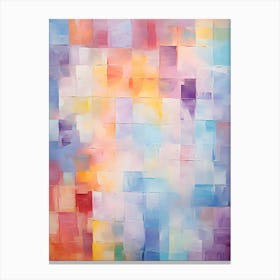 Oil Painting in Pastel Colors Canvas Print