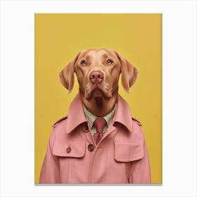 A Dog Labrador Retriever 1 Canvas Print