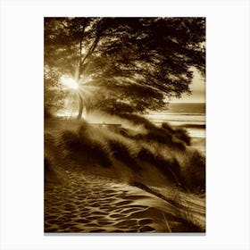 Sunrise On The Beach 9 Canvas Print