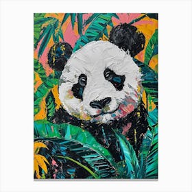 Panda Brushstrokes 1 Canvas Print