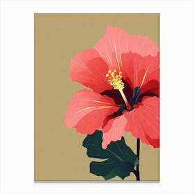 Hibiscus Flower 1 Canvas Print