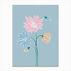 Flowers In A Vase 5 Canvas Print