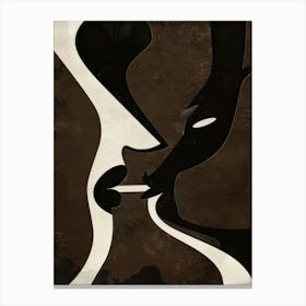 Kissing Couple 12 Canvas Print