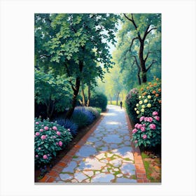 Path In The Park 1 Canvas Print