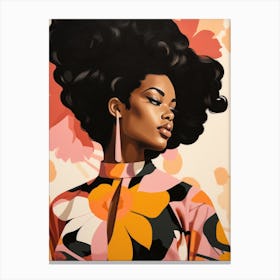 Afro Girl 2 Canvas Print