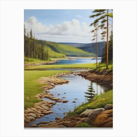 'River' 3 Canvas Print