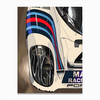 Car Porsche 917 Le Mans Martini Canvas Print