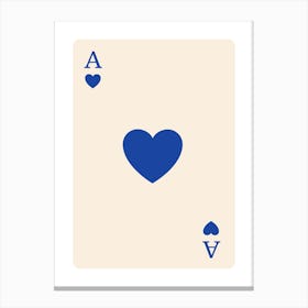 Aces And Hearts Canvas Print