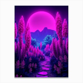 Purple Forest Canvas Print