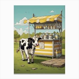 Milk Stand Canvas Print