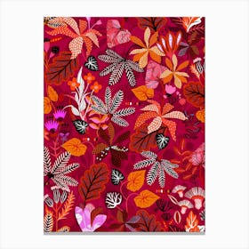 Gardenia - Ruby Canvas Print