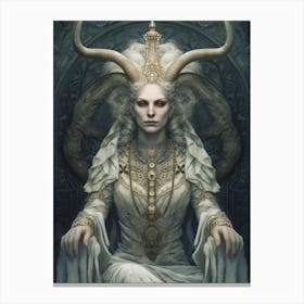 Horned Queen Canvas Print