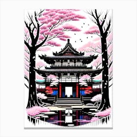 Japanese Pagoda Canvas Print