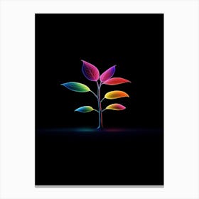 Rainbow Tree Canvas Print