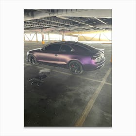 Purple Audi Rs5 2 Canvas Print