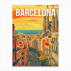 Barcelona Travel Canvas Print