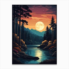 Landscape Painting 4 Canvas Print