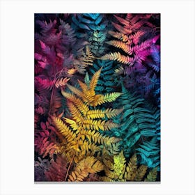 Ferns leaves nature 1 Canvas Print