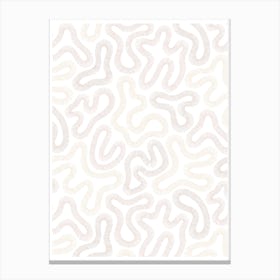 Coral Tonal Canvas Print