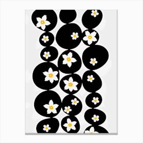 Daffodil Abstract Canvas Print