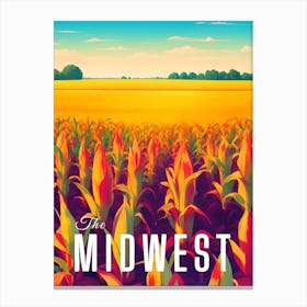 Midwest USA Cornfield Canvas Print