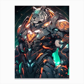 Tiger Armor Canvas Print