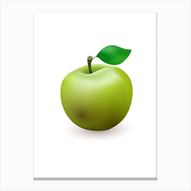 Green Apple Canvas Print