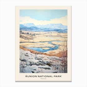 Runion National Park France 3 Poster Canvas Print