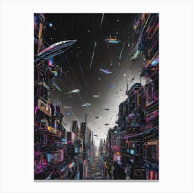 Futuristic City 1 Canvas Print