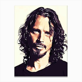 Audioslave Chris Cornell 6 Canvas Print