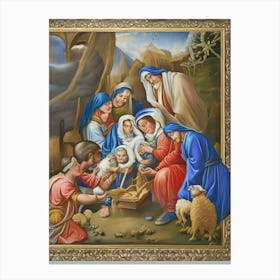 Nativity Scene 14 Canvas Print