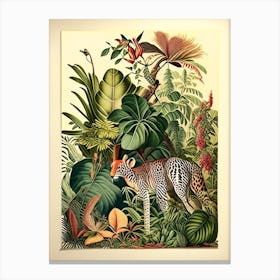 Wild Safari Botanicals 12  Canvas Print