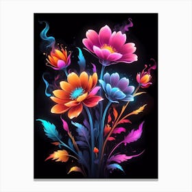 Colorful Flowers 1 Canvas Print