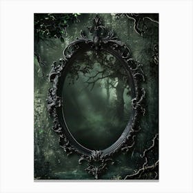 Mirror In The Forest Canvas Print