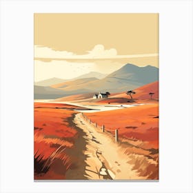 The West Highland Line Scotland 11 Hiking Trail Landscape Canvas Print